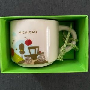 Starbucks You Are Here Ornament Mug - Michigan